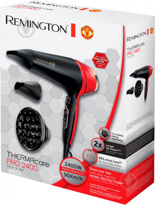 Фен Remington D5755 Thermacare Pro Manchester United - фото 4