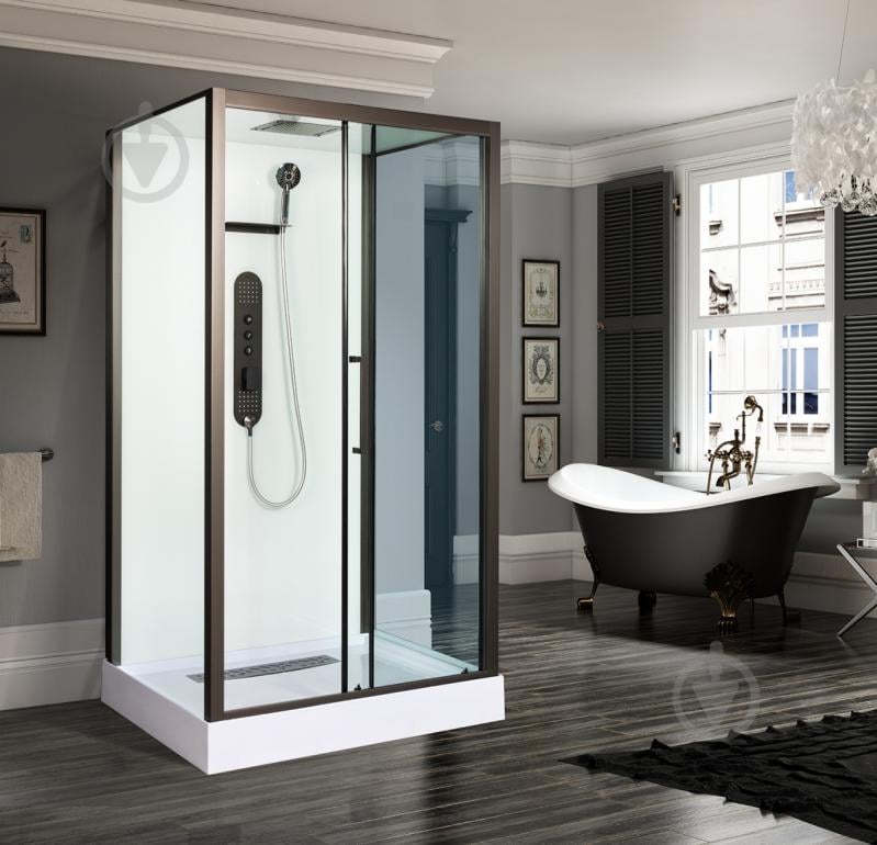 Душовий бокс Doosh DO-SB-04 90x115 T Black - фото 2