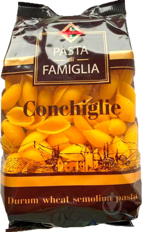 Макарони Раsta Di Famiglia Ракушки CONCHIGLIE 400г - фото 1