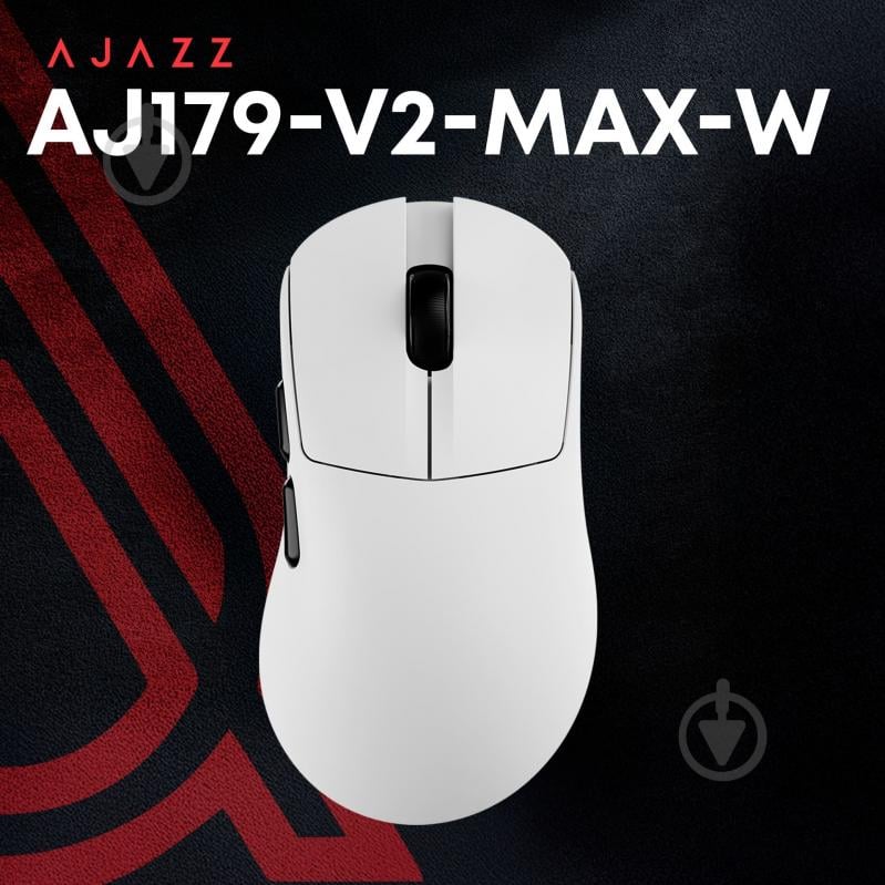 Мишка бездротова Ajazz v2 max white-3 Model-3311 white (AJ179-V2-MAX-W) - фото 5 Мишка бездротова Ajazz v2 max white-3 Model-3311 white (AJ179-V2-MAX-W) - фото 5