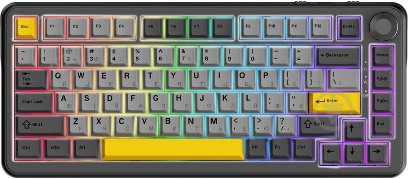 Клавиатура беспроводная Ajazz PLUS Daydream (AK820MAX-DD-BGY) Black