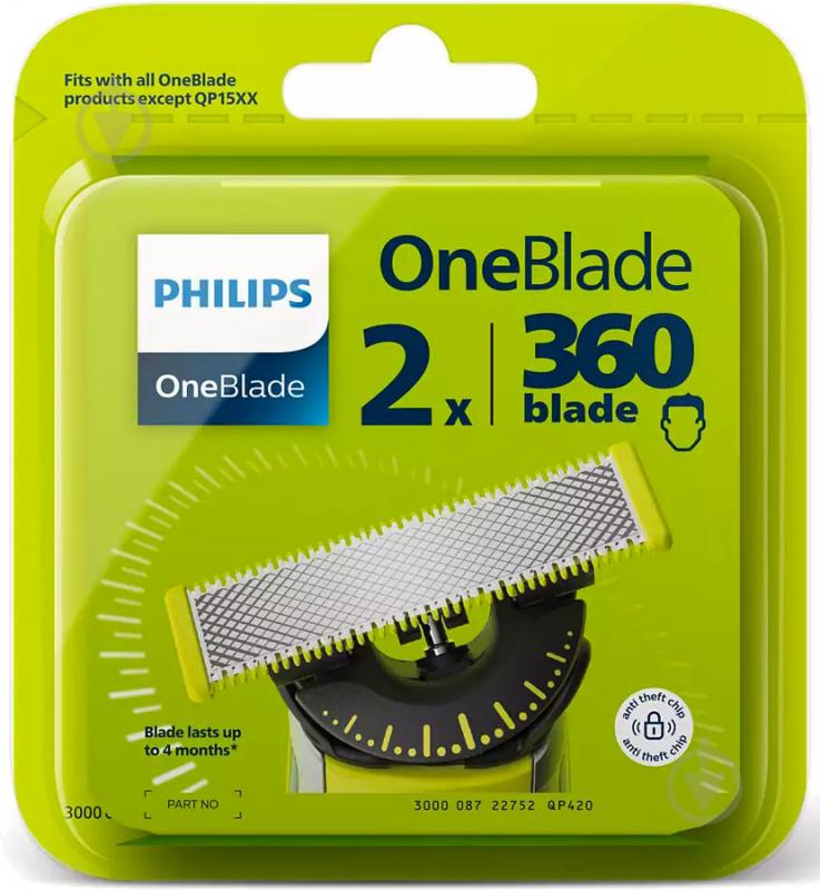 Леза змінні Philips OneBlade 360 QP440/50 - фото 15