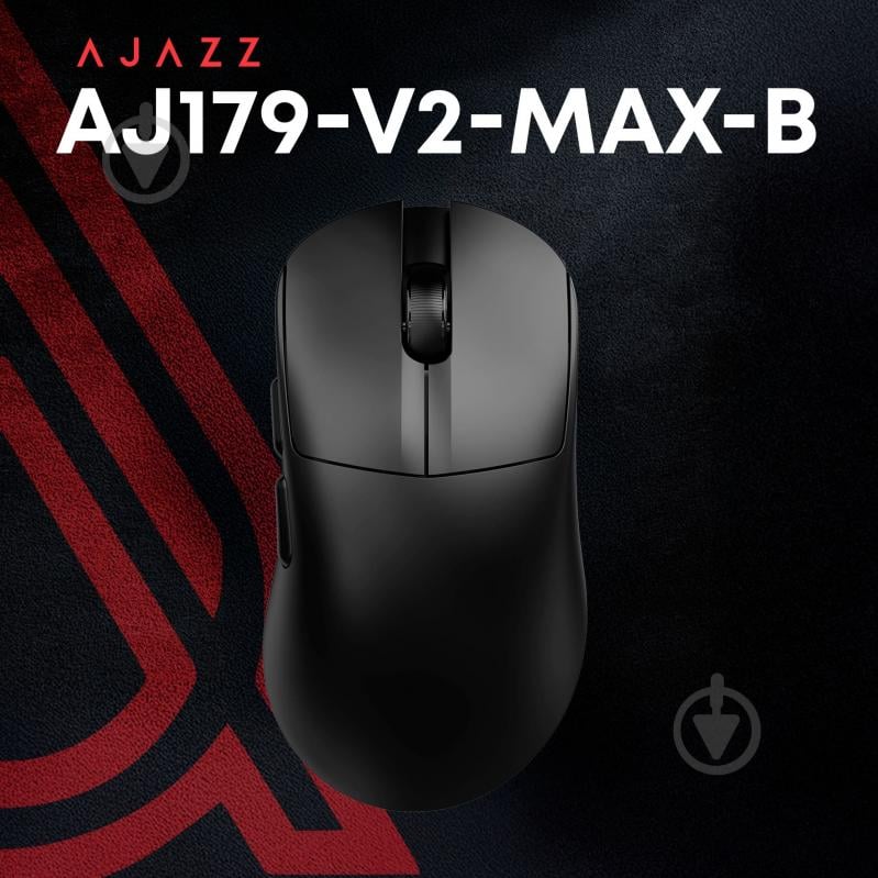 Мишка бездротова Ajazz v2 max black-3 Mod-3311 black (AJ179-V2-MAX-B) - фото 5 Мишка бездротова Ajazz v2 max black-3 Mod-3311 black (AJ179-V2-MAX-B) - фото 5
