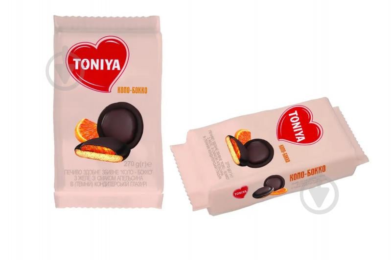 Печиво Toniya з апельсиновим желе 145 г - фото 1