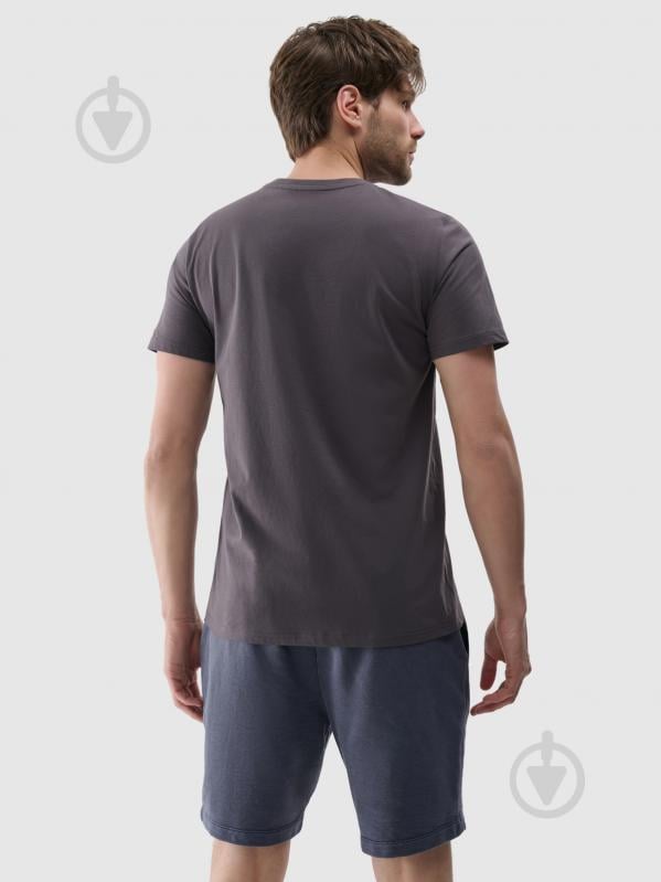 Футболка 4F 4FRSS24TTSHM2078-22S р.L серый - фото 2