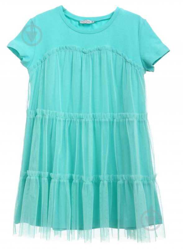 Платье Sasha р.140 мятный 4689/3 - фото 1