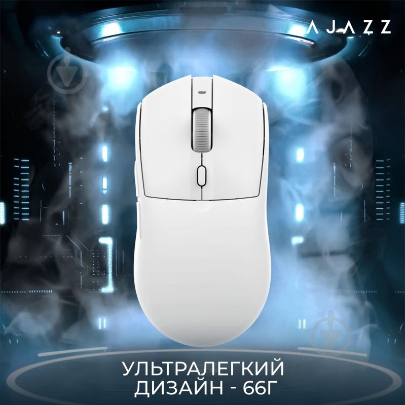 Мишка бездротова Ajazz V2 MC-3 Mod-White-3311 white (AJ139-V2-MC-W) - фото 14
