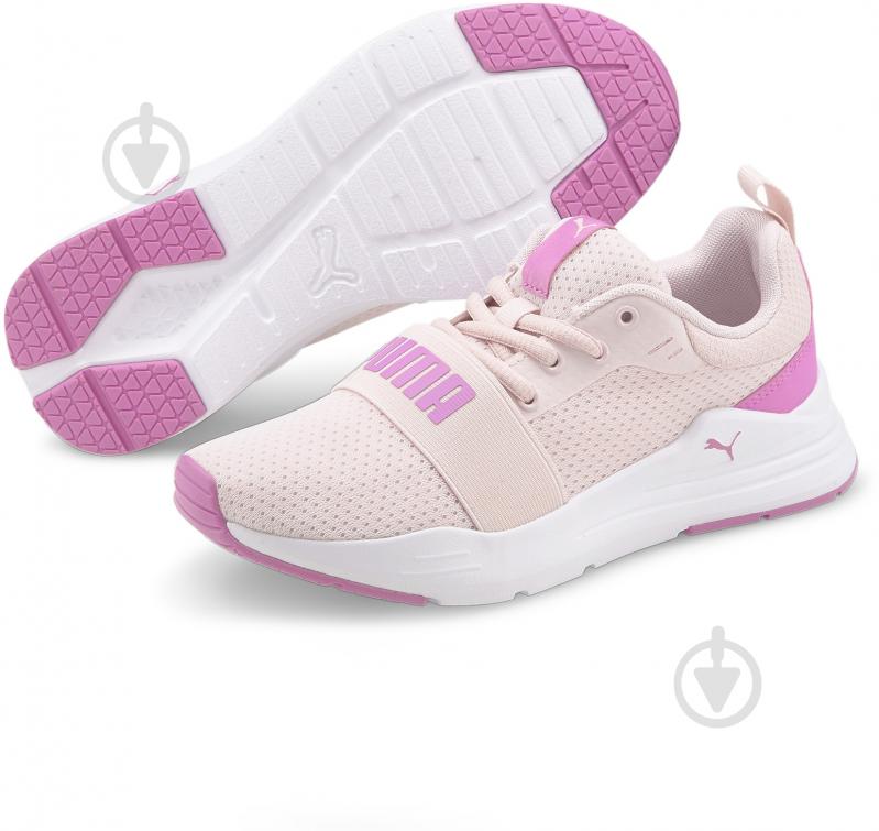 Кроссовки для девочек Puma Puma Wired Run Jr 37421418 р.37,5 розовые - фото 3