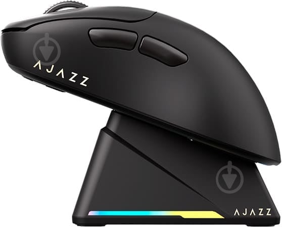 Мышка беспроводная Ajazz PRO -3 Mod-Black-3395-8K Charging Dock black (AJ179-PRO-B) - фото 4 Мышка беспроводная Ajazz PRO -3 Mod-Black-3395-8K Charging Dock black (AJ179-PRO-B) - фото 4