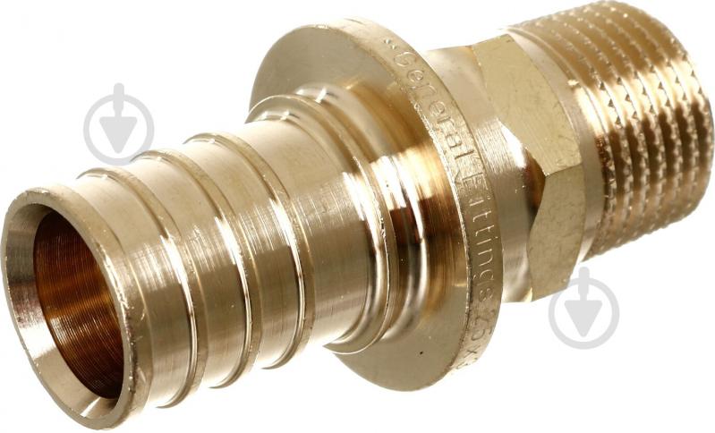 Муфта General Fittings 340001H042535A O25 х 1/2" ЗР (натяжная гильза) - фото 2