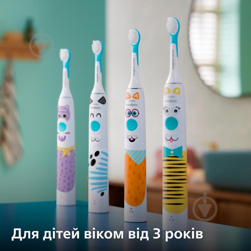 Электрическая зубная щетка детская Philips Sonicare HX3601/01 - фото 8