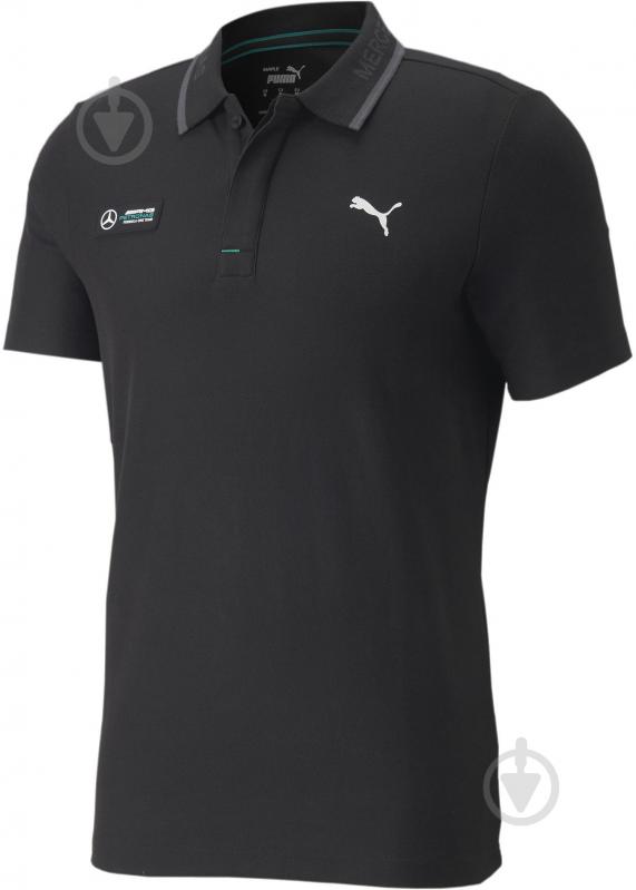 Поло Puma MAPF1 Pique Polo 53363901 р.XL черный - фото 4