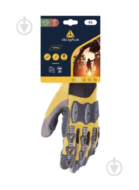 Перчатки Delta Plus VV902JA антивибрационные с покрытием полиамид XL (10) VV902JA10 - фото 3