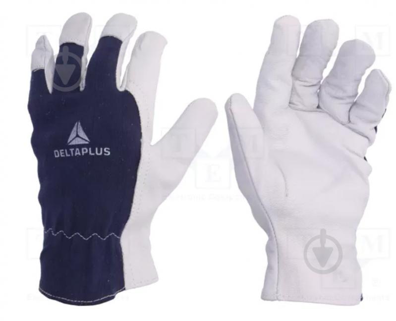 Перчатки Delta Plus CT402BL комбинированные с покрытием кожа XL (10) CT402BL10 - фото 1