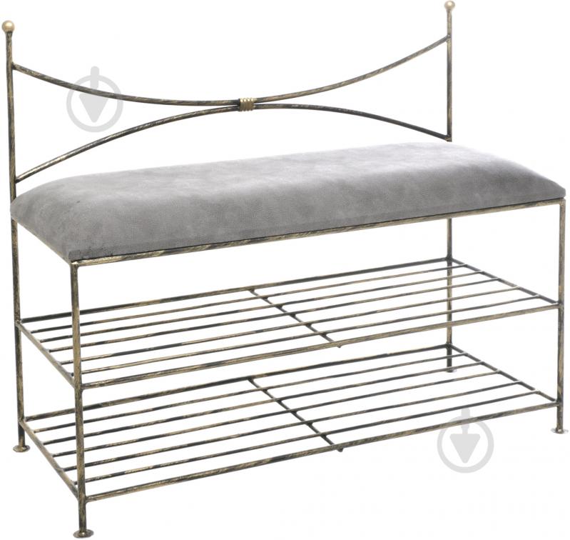 Подставка для обуви Метал Арт Марсель 900x300x800 мм черный (27069/ч) - фото 1