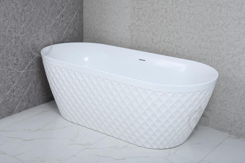 УЦІНКА! Ванна акрилова Diamond Premium PIATTI 170х80 см (УЦ №2400) - фото 1