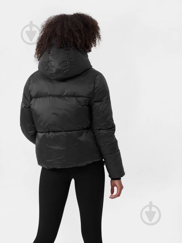 Пуховик жіночий зимовий 4F DOWN JACKET F089 4FAW22TDJAF089-20S р.XL чорний - фото 3