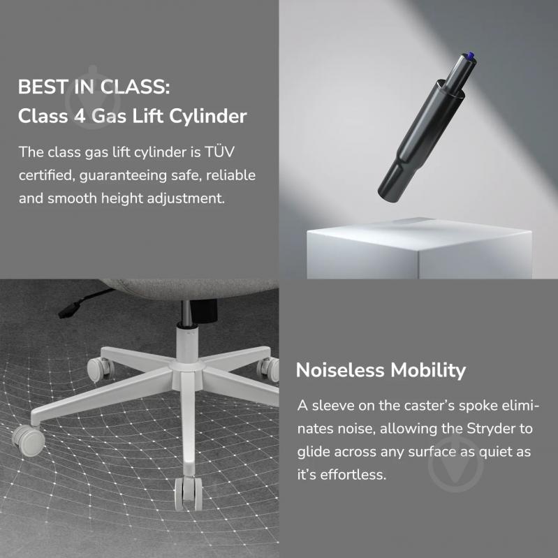 Кресло офисное Cougar STRYDER WHITE белый - фото 17