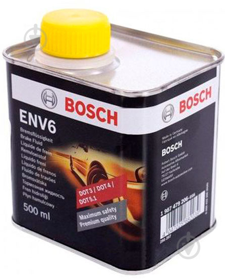 Тормозная жидкость Bosch DOT-4 0,5 л (1987479201) - фото 1