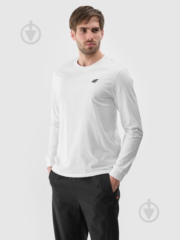 Футболка 4F LONGSLEEVE M432 4FWMM00TLONM432-10S р.M білий - фото 1