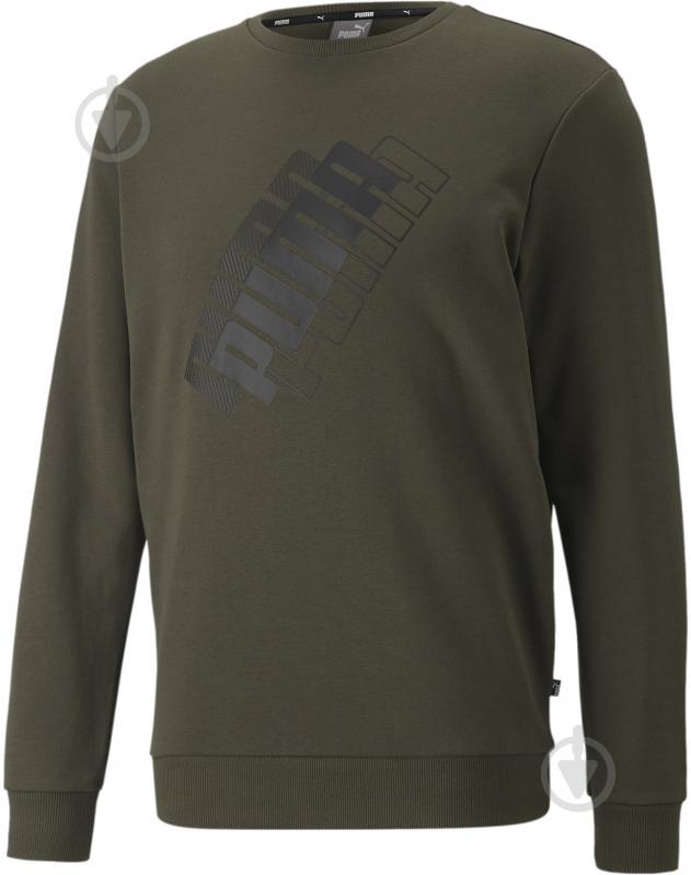 Світшот Puma Puma Power Logo Crew 84737770 р. 2XL зелений - фото 4