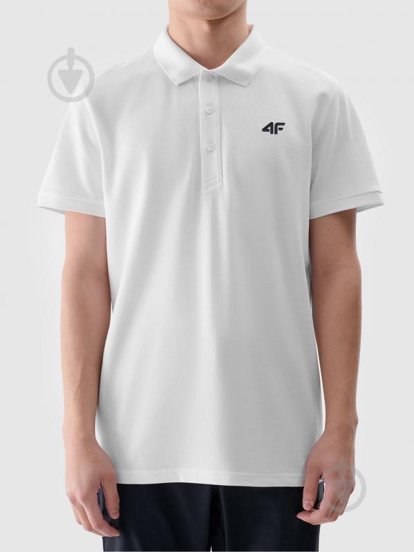 Поло 4F POLO SHIRT M366 4FWMM00TPTSM366-10S р.M белый - фото 4 Поло 4F POLO SHIRT M366 4FWMM00TPTSM366-10S р.M белый - фото 4