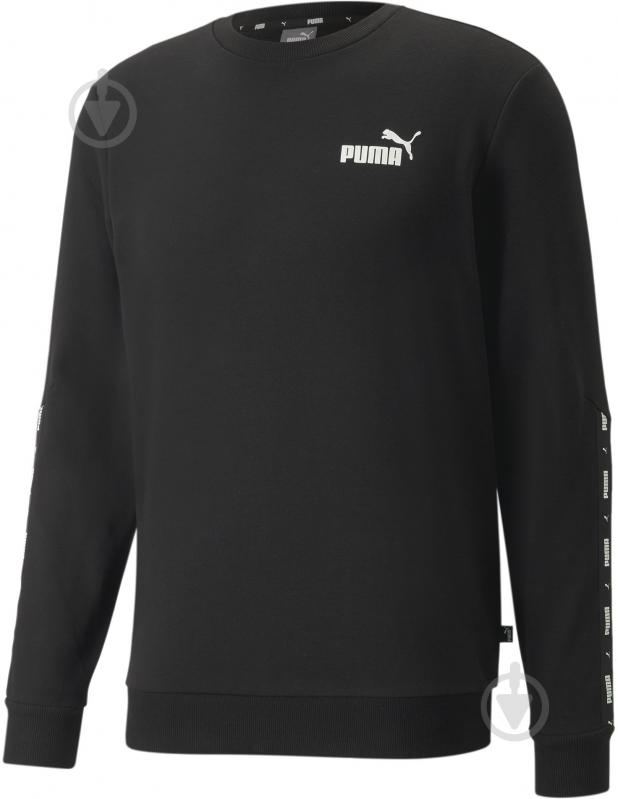 Свитшот Puma ESS+ Tape Crew 84738401 р. 2XL черный - фото 4