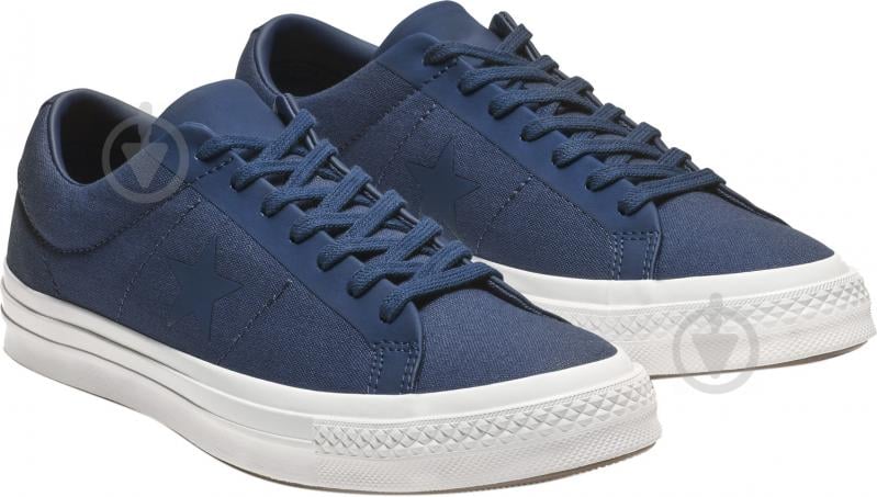 Кеди Converse ONE STAR OX 163368C р.46 синій - фото 1