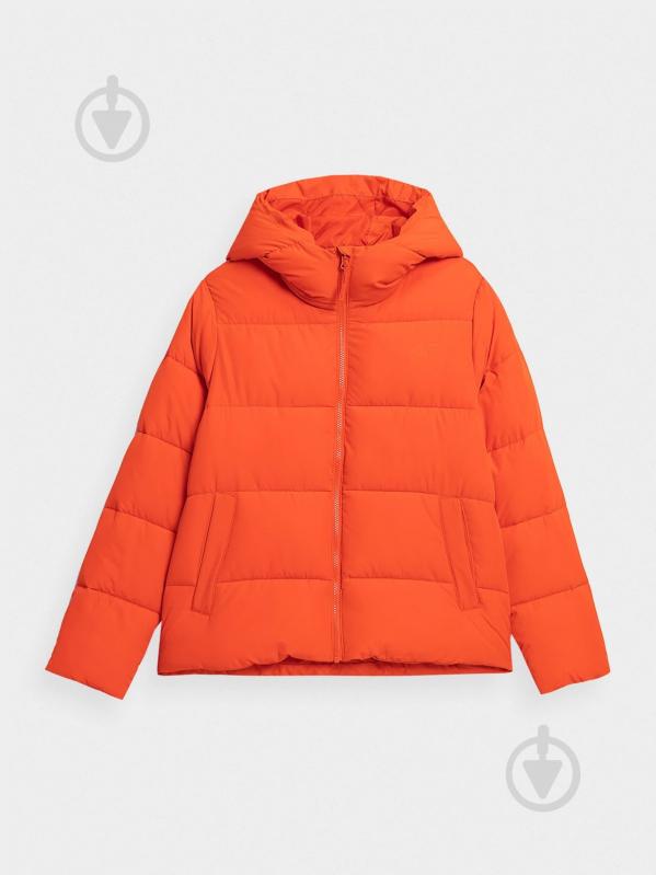 Пуховик жіночий зимовий 4F DOWN JACKET F086 4FAW22TDJAF086-62S р.XL помаранчевий - фото 6 Пуховик жіночий зимовий 4F DOWN JACKET F086 4FAW22TDJAF086-62S р.XL помаранчевий - фото 6
