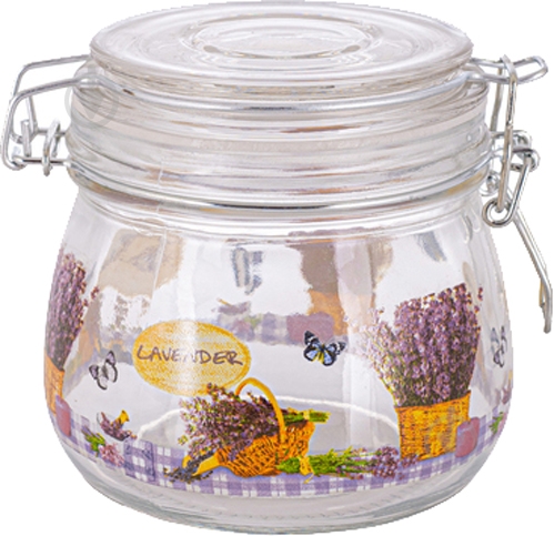 Банка Viva Lavender 0,5 л S6502 - фото 1 Банка Viva Lavender 0,5 л S6502 - фото 1