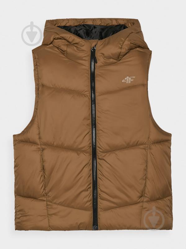 Жилет 4F VEST JACKET M134 4FJWAW24TVJAM134-82S р.140 бежевый - фото 6