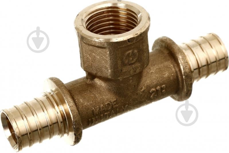 Трійник General Fittings Ø 20 х 1/2" ВР х Ø 20 натяжна гільза 340012H042028A - фото 1