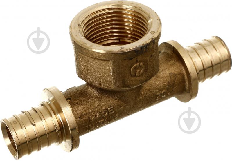 Трійник General Fittings Ø 20 х 3/4" ВР х Ø 20 натяжна гільза 340012H052028A - фото 1