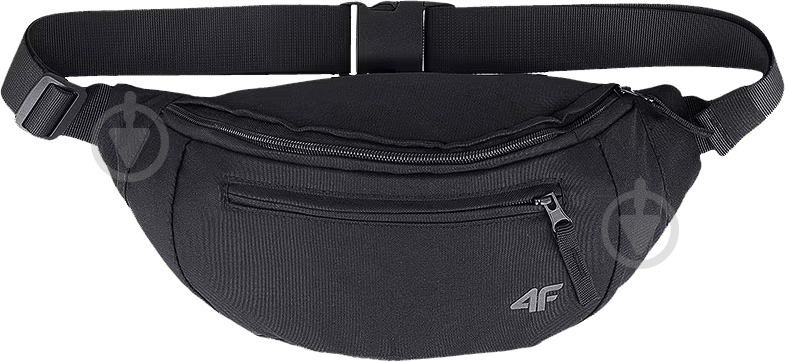 Сумка поясная 4F WAIST BAG U088 AW2425 4FWAW24AWAIU088-20S черный - фото 1