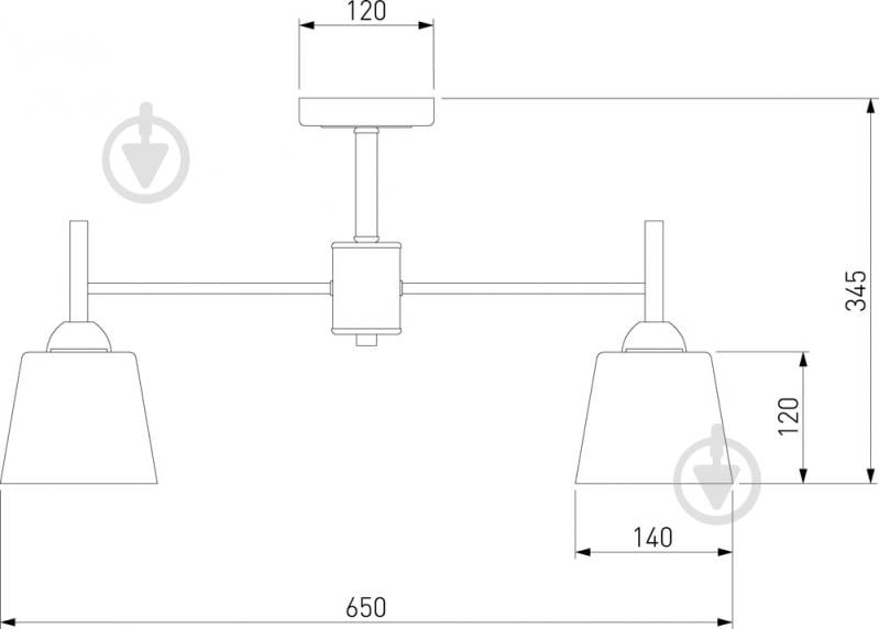Люстра потолочная Strotskis Fresco 5x60 Вт E27 белый 70085/5 - фото 4