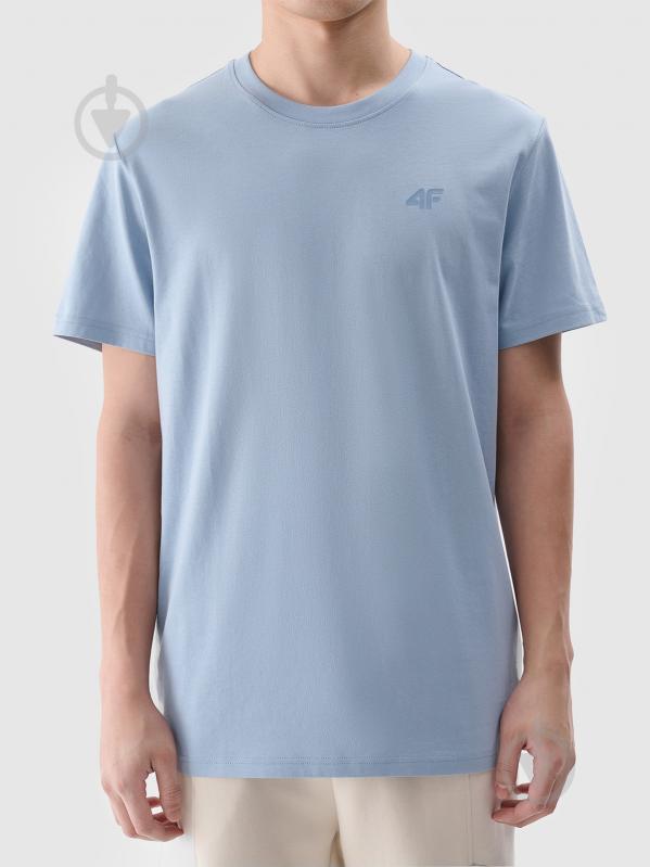 Футболка 4F TSHIRT M2074 4FWSS25TTSHM2074-34S р.M блакитний - фото 5