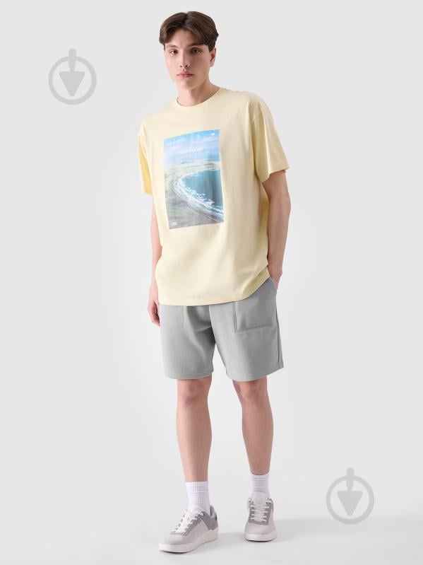 Футболка 4F 4FRSS24TTSHM2132-73S р.M желтый - фото 4