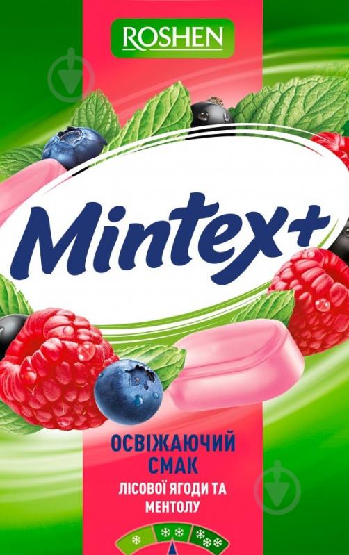 Карамель льодяникова Mintex+ Berry зі смаком лісових ягід та ментолу 140 г - фото 1