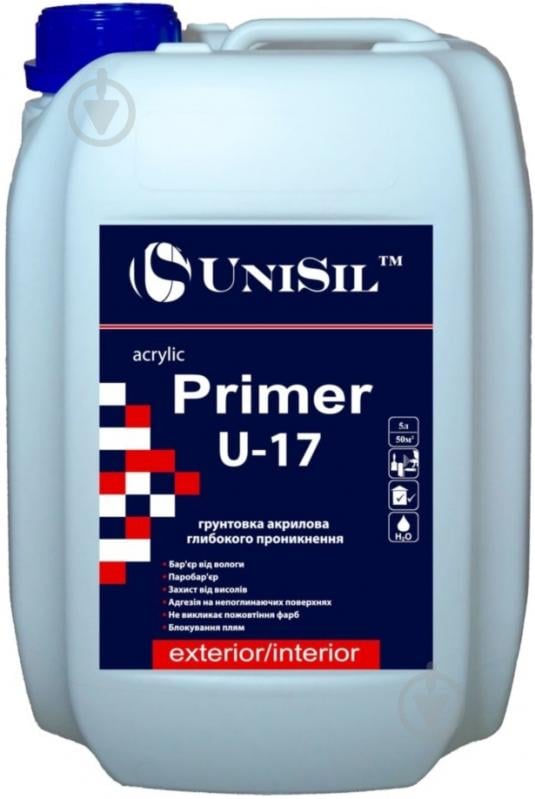 Ґрунтовка глибокопроникна UniSil acrylic primer U-17 10 л - фото 1