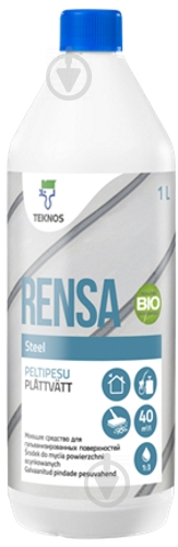 Засіб для чищення TEKNOS Rensa Steel для оцинкованих поверхонь 1 л - фото 1