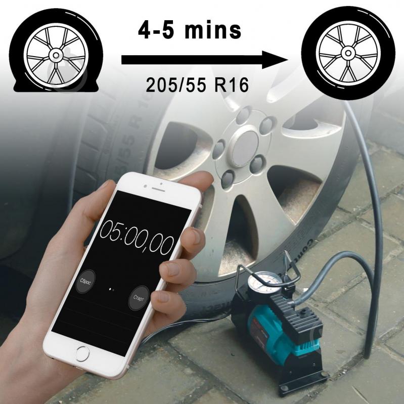 Компресcор автомобильный Bort BLK-255 - фото 10