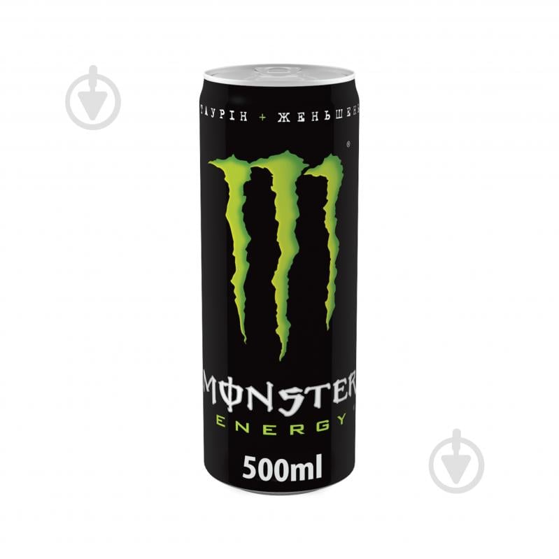 Енергетичний напій Monster Energy безалкогольний сильногазований Monster Energy 0,5 л - фото 1