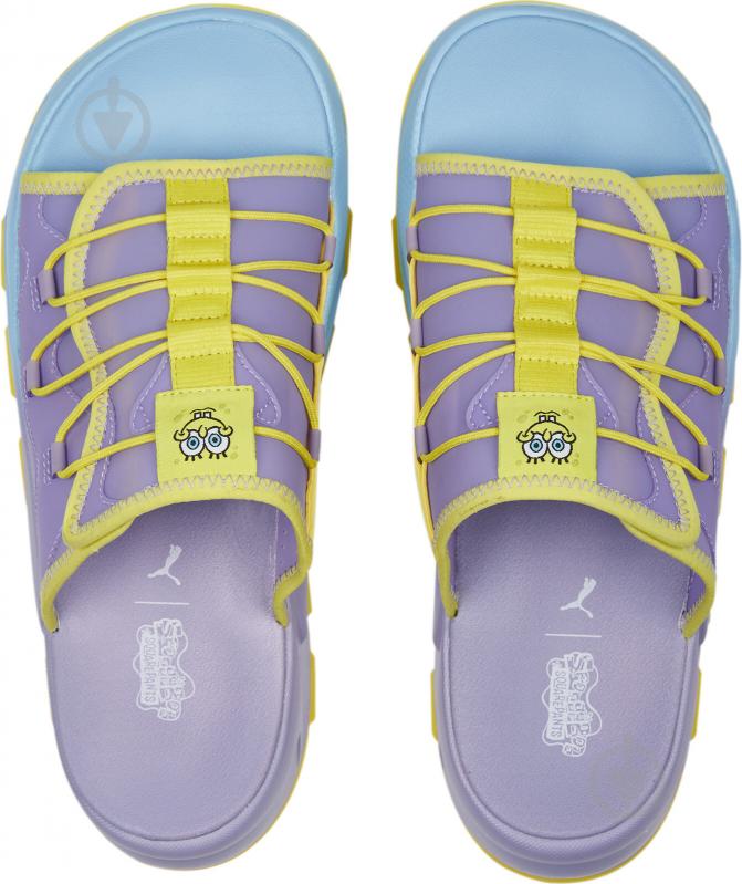 Тапочки Puma RS-SLIDE SPONGEBOB 39101001 р.40,5 фиолетовый - фото 5