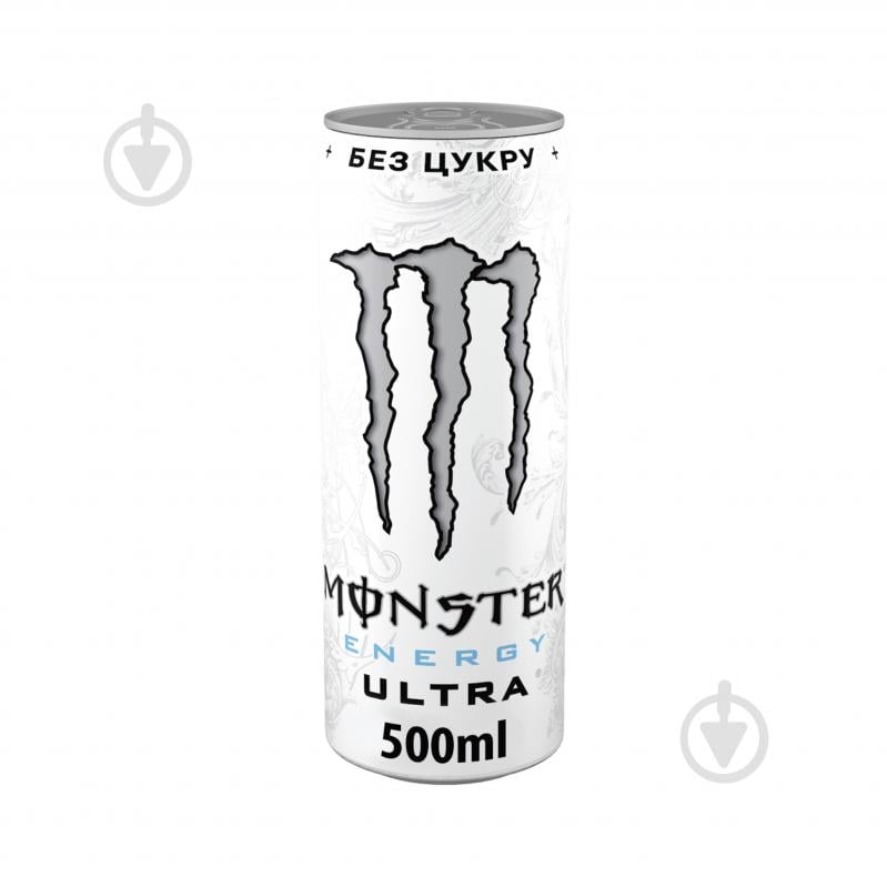 Энергетический напиток Monster Energy Напиток энергетический безалкогольный сильногазированный Ultra 0,5 л - фото 1