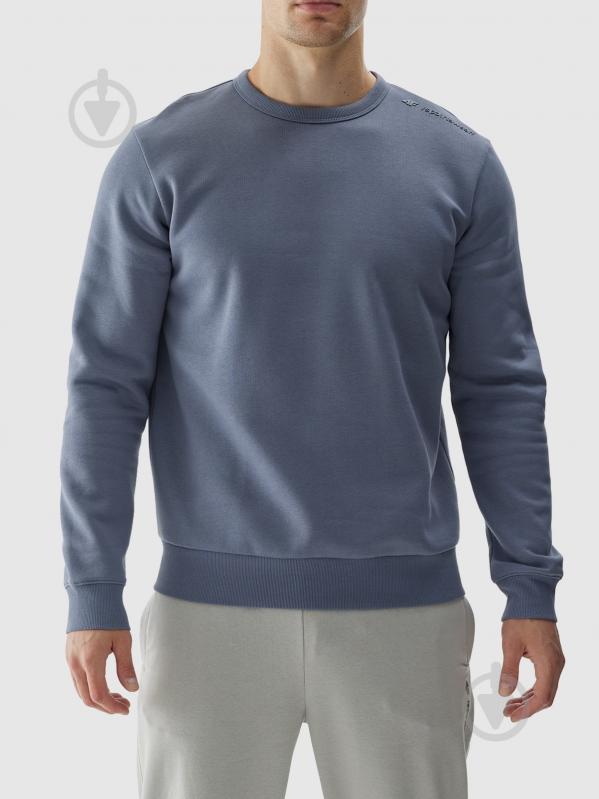 Свитшот 4F SWEATSHIRT M1258 4FWAW24TSWSM1258-32S р.L синий - фото 5