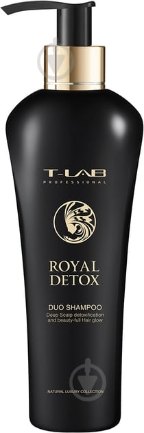 Шампунь T-LAB Professional Royal Detox Duo для гладкості волосся та детоксикації 300 мл - фото 1 Шампунь T-LAB Professional Royal Detox Duo для гладкості волосся та детоксикації 300 мл - фото 1