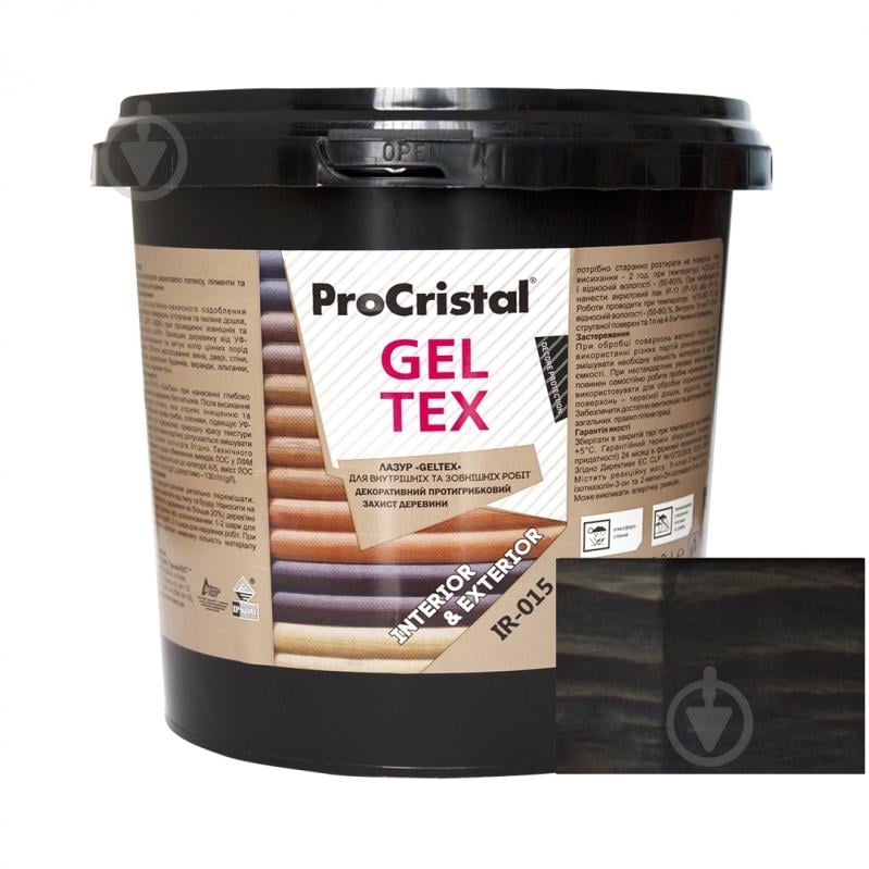 Лазур ProCristal Geltex IР-015 венге мат 0,8 л - фото 1 Лазур ProCristal Geltex IР-015 венге мат 0,8 л - фото 1