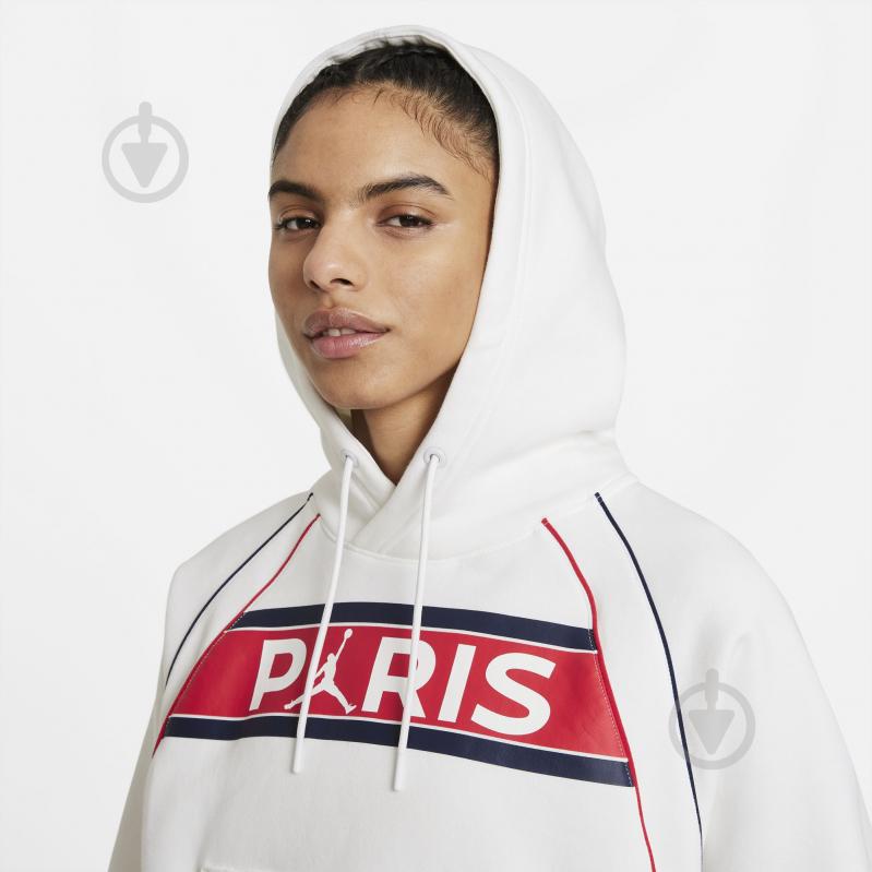 Джемпер Jordan W J PSG FLEECE HOODIE PO DC0461-100 р. XL біло-синій - фото 3