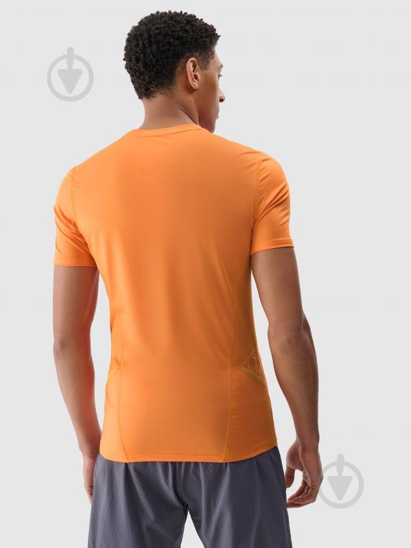 Футболка 4F TSHIRT FNK M1263 4FWSS25TFTSM1263-70S р.M оранжевый - фото 4 Футболка 4F TSHIRT FNK M1263 4FWSS25TFTSM1263-70S р.M оранжевый - фото 4