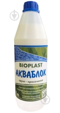 Ґрунтовка глибокопроникна Bioplast Акваблок 1 л - фото 1